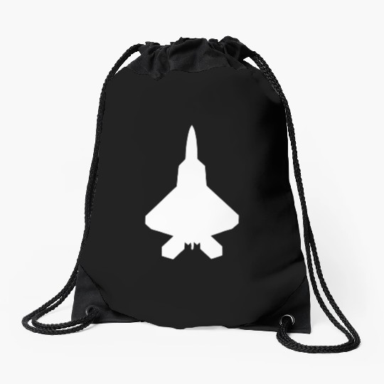 F 22 Raptor Fighter Jet Drawstring Bags