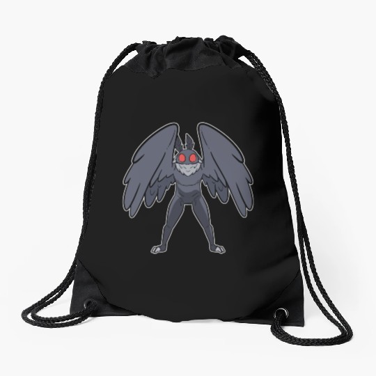 Mothman Mythical Creatures Folklore Cryptid Drawstring Bags