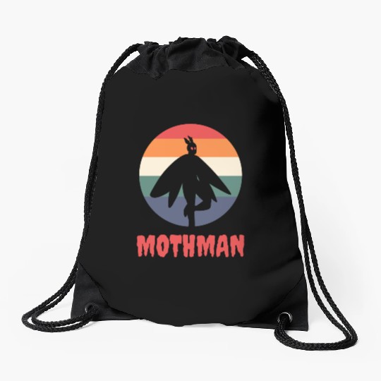Mothman Drawstring Bags
