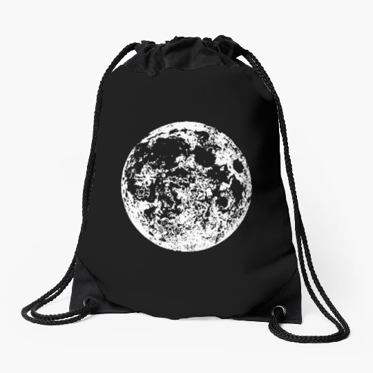 Full Moon Drawstring Bags