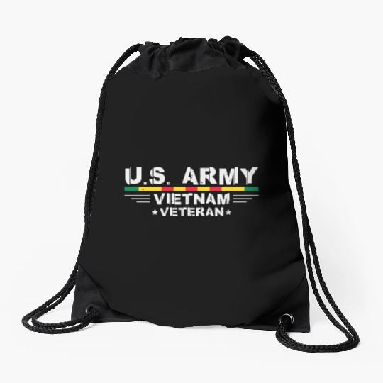 US Army Vietnam Veteran Soldier Drawstring Bags