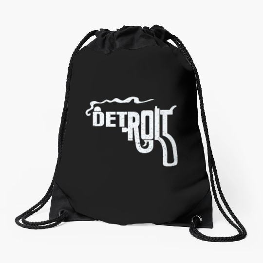 Macs Detroit Smoking Gun Drawstring Bags