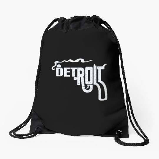 Macs Detroit Smoking Gun Drawstring Bags