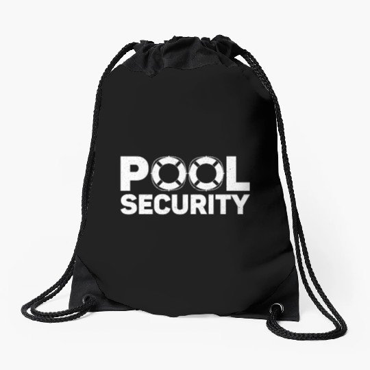 Pool Security Rescuer Pool Guard Lifeguard Drawstring Bags