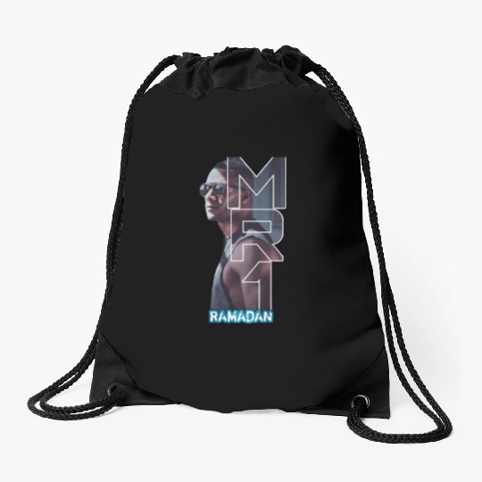 Mohammed Ramadan Number one Drawstring Bags