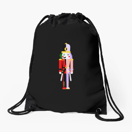 CARNIVAL CHRISTMAS: THE TWO SIDED NUTCRACKER Drawstring Bags