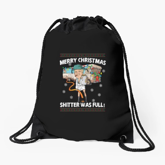 Donald Trump Cousin Eddie Christmas Drawstring Bags Shitte