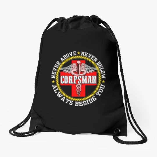 Corpsman Devil Doc Corpsman US Army Drawstring Bags