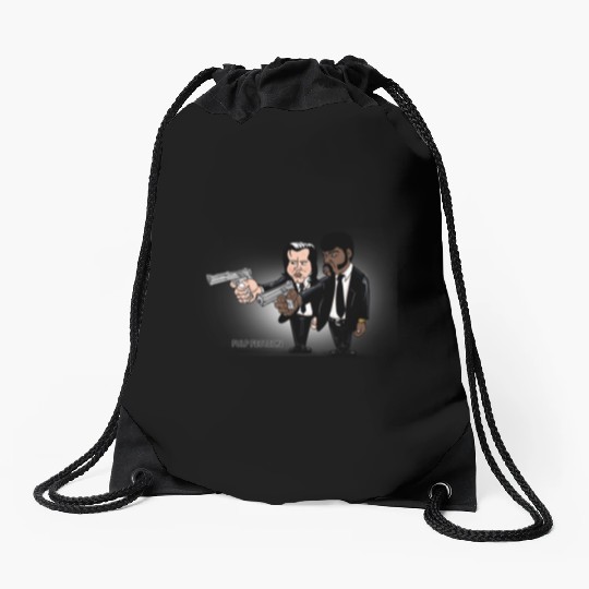 Pulp Fiction Drawstring Bags