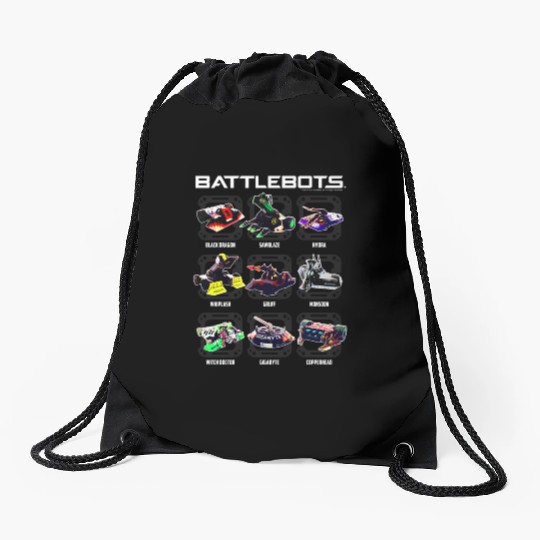 BattleBots Group Robot Photo Box Up Drawstring Bags, Mens