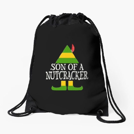 Son of a nutcracker Drawstring Bags
