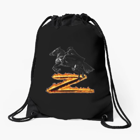 Vintage 1998 Zorro Movie, The Zorro Fan Art Drawstring Bags