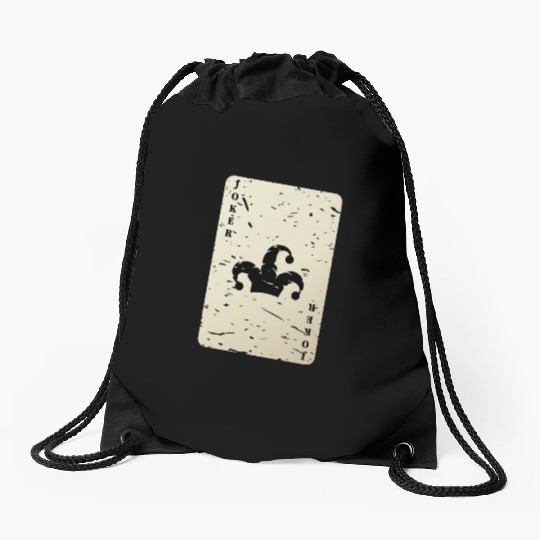 Joker card Drawstring Bags