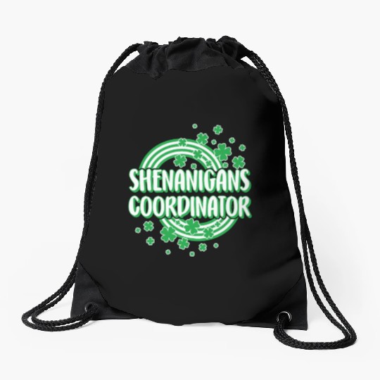 St. Patricks Day Drawstring Bags, Shenanigans Coordinator,