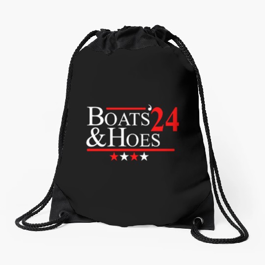 Boats And Hoes Drawstring Bags