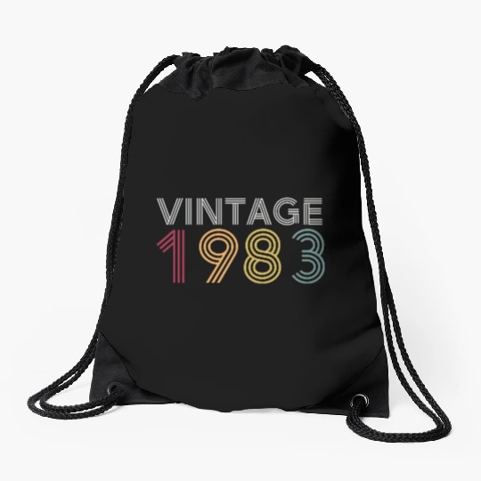Vintage 1983 Drawstring Bags