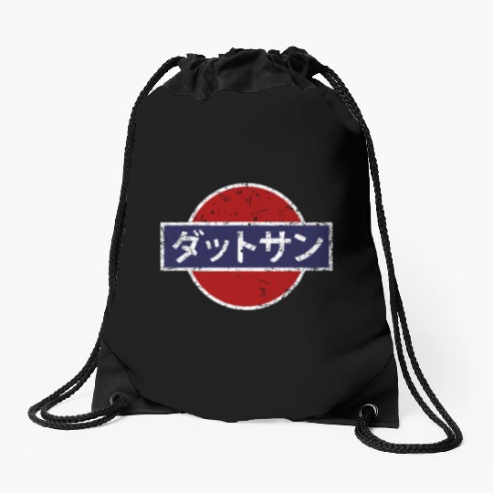 Datsun Vintage Japanese Car Drawstring Bags