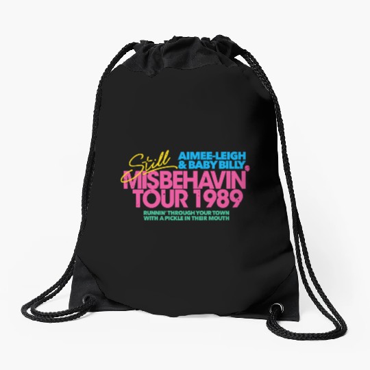 Righteous Gemstones Misbehavin Drawstring Bags