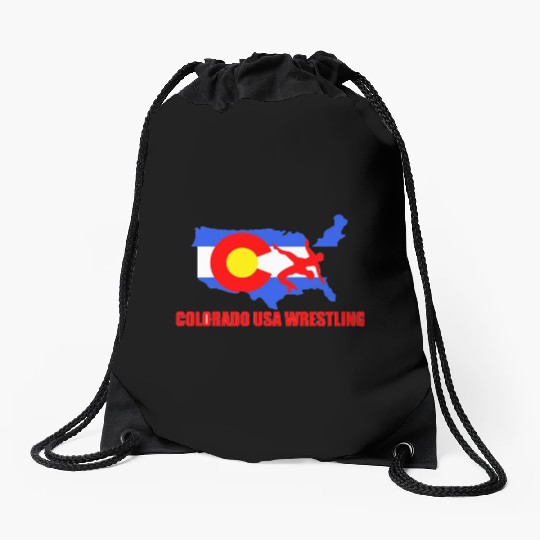 Team USA Wrestling Colorado Division Drawstring Bags