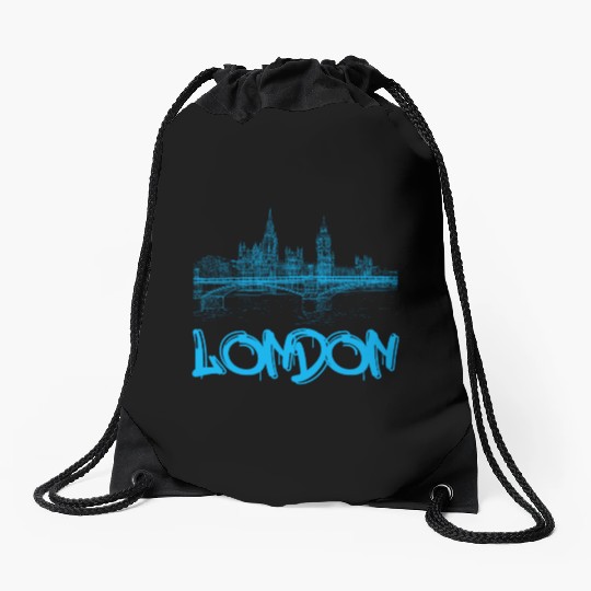 London Drawstring Bags