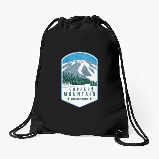 Copper Mountain Colorado Ski Drawstring Bags