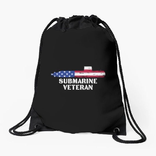 Submarine Veteran Submariner US Military Drawstring Bags