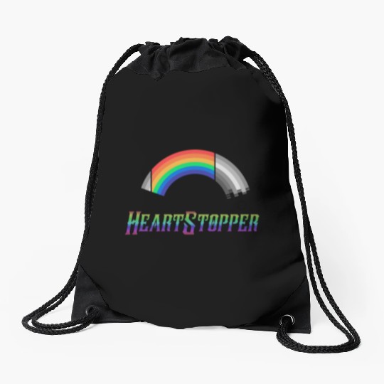 Heartstopper Rainbow LBGTQIA+ Loading Drawstring Bags
