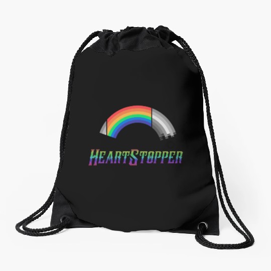 Heartstopper Rainbow LBGTQIA+ Loading Drawstring Bags