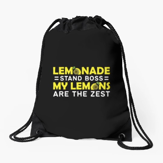 My Lemons Are The Zest Lemon Juice Boss Lemonade Drawstring Bags