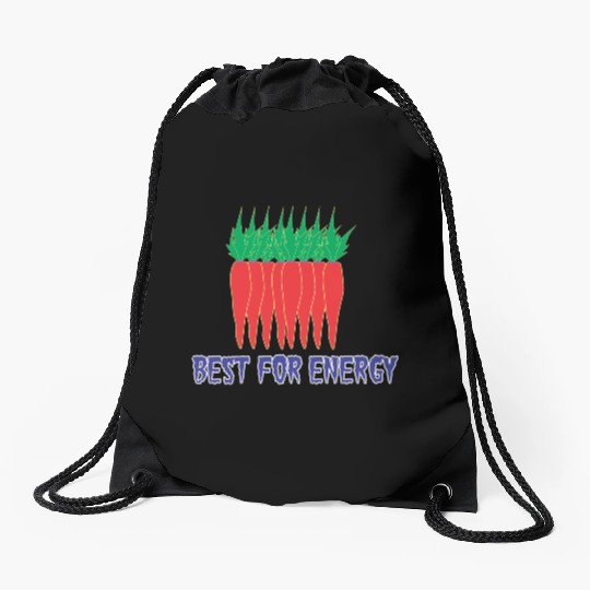 carrot best design Drawstring Bags