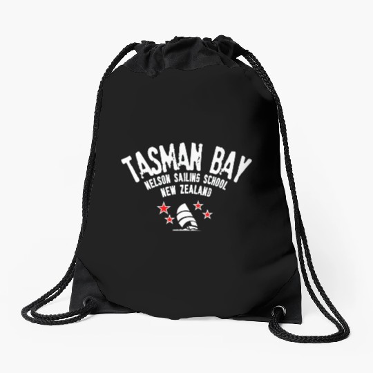 Tasman Bay Nelson sailing school Drawstring Bags
