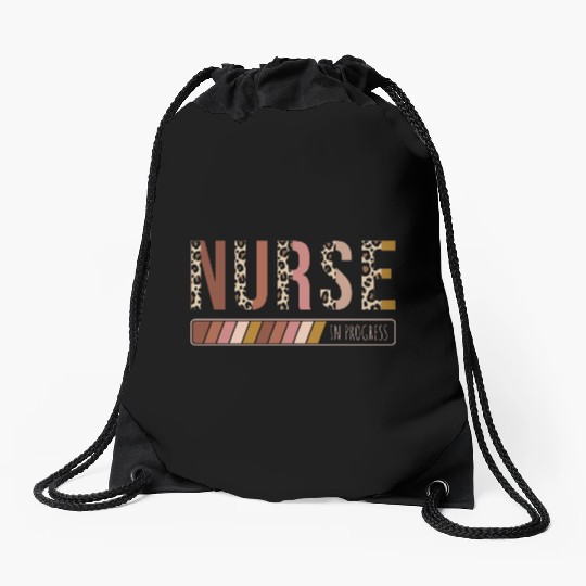 Nurse Loading Nurse In Progress Future Nurse Drawstring Bags