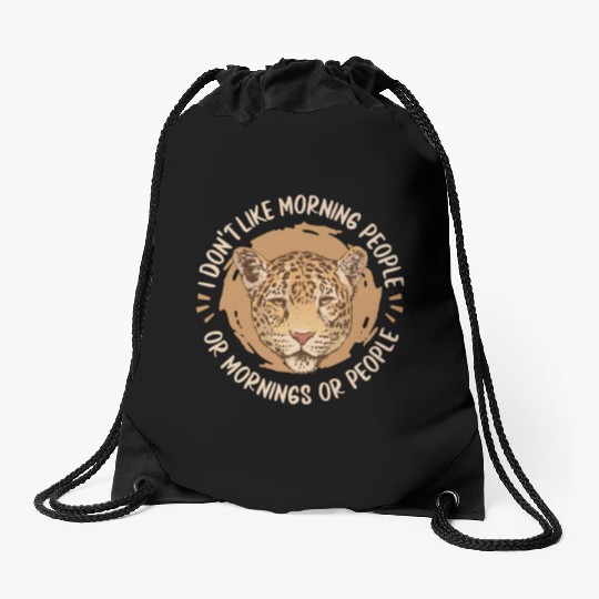 Cheetah Drawstring Bags