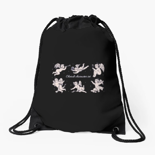 CHERUB CHARACTER SET Drawstring Bags