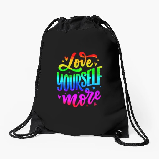 Self Love Drawstring Bags
