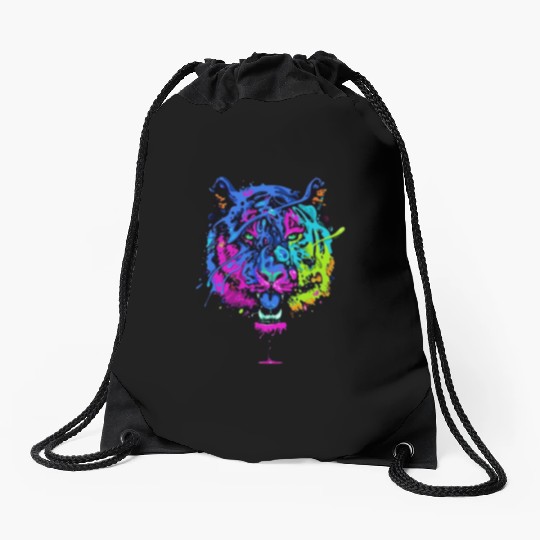 Tiger Drawstring Bags