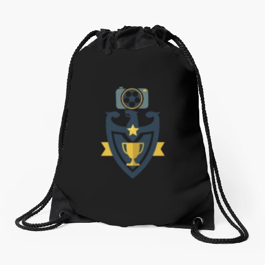 cricket cup Drawstring Bags