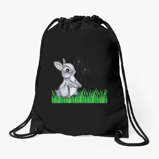 Bunny Name Gift Noah Drawstring Bags