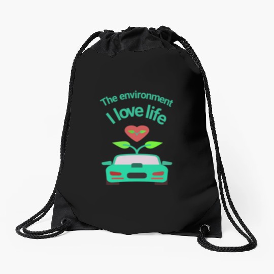 the Preservation of the environment Drawstring Bags