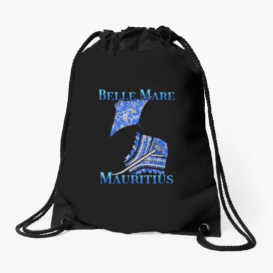 Belle Mare Vacation Tribal Stingrays Drawstring Bags