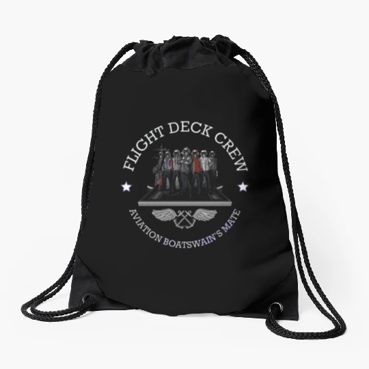 Aviation Boatswain Mate Navy Aircraft Carrier Ab A Drawstring Bags