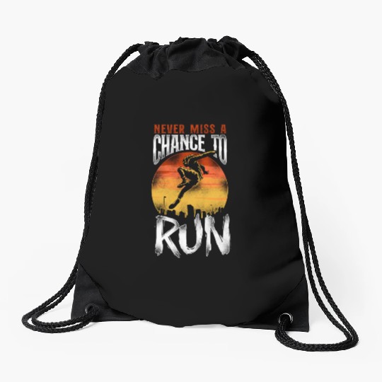 Parkour Free Running Traceur Drawstring Bags