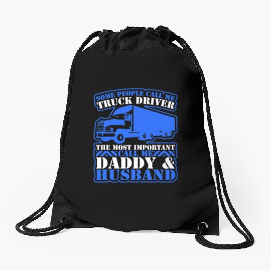 Most Important People Call Me Daddy Husband Cool Drawstring Bags