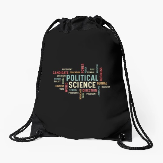 Political Science Careers Hardworking Student Gift Drawstring Bags
