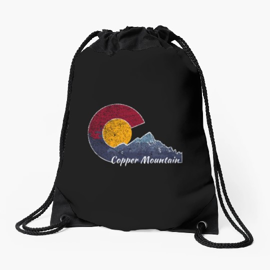Copper Mountain Colorado Mountain Scenery Drawstring Bags