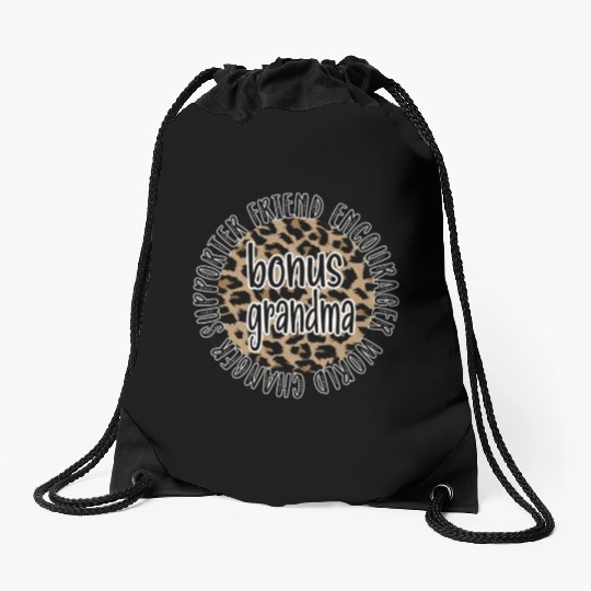 Bonus Grandma Bonus Grandmother For Mother's Day Drawstring Bags