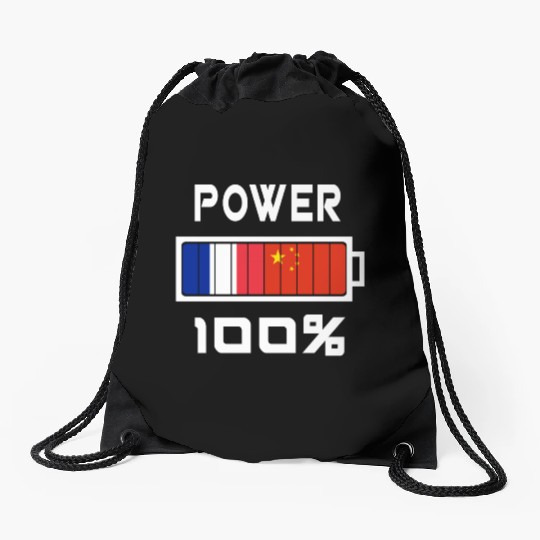China and France power 100% Drawstring Bags
