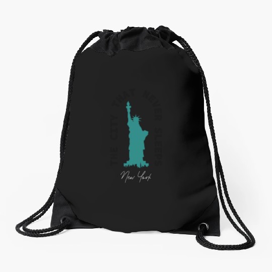 New York - City That never Sleeps Drawstring Bags