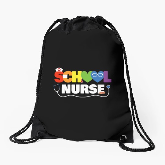 School Nurse Gift Registered Nurse Back To School Drawstring Bags