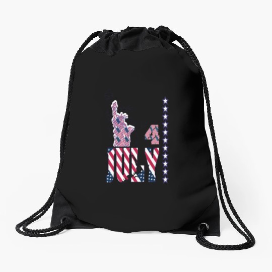Independence Since 1776 Fourth July Drawstring Bags